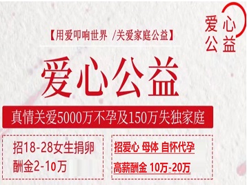 旺苍捐卵助孕生子 爱心志愿者招募